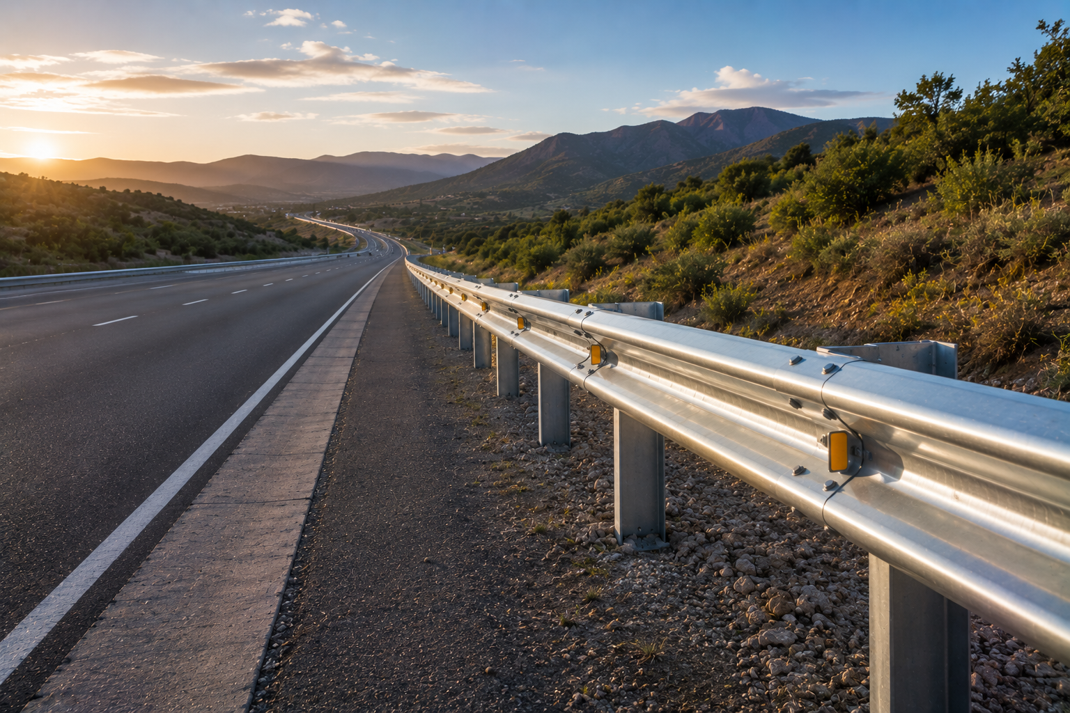 Amortiguador de impacto para carreteras