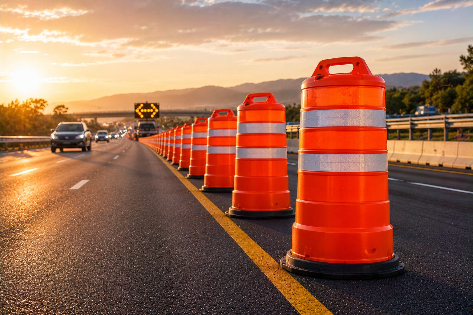 Amortiguador de impacto para carreteras